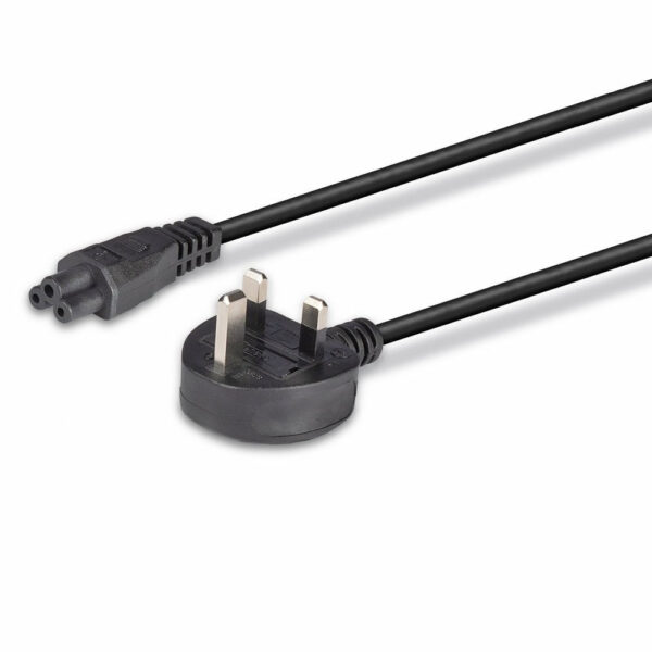 1M MAINS POWER CABLE UK 3 PIN PLUG