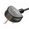 1M MAINS POWER CABLE UK 3 PIN PLUG