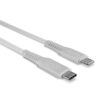 1M USB TYPE C TO LIGHTNING CABLE WHT