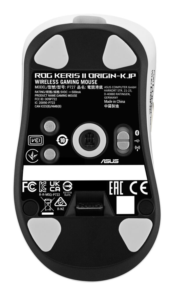 ASUS ROG Keris II Origin-KJP mouse Gaming Right-hand RF Wireless +