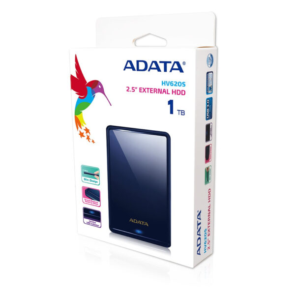 ADATA HV620S external hard drive 1 TB 2.5" Micro-USB B 3.2 Gen 1 (3.1