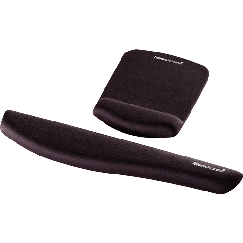 Fellowes Mouse Mat Wrist Support - PlushTouch Mouse Pad with Non Slip