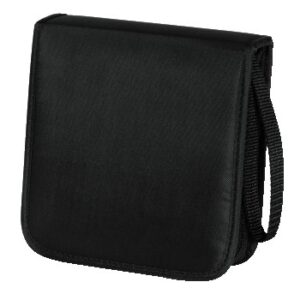 Hama CD Wallet Nylon 20, black 20 discs Hama CD Wallet Nylon 20, black 20 discs