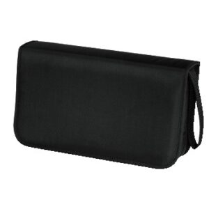 Hama CD Wallet Nylon 80, black 80 discs Hama CD Wallet Nylon 80, black 80 discs