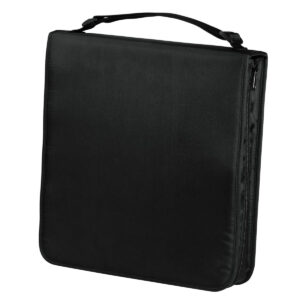 Hama CD Wallet Nylon 160, black 160 discs Hama CD Wallet Nylon 160, black 160 discs