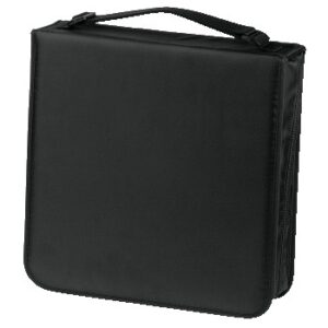 Hama CD Wallet Nylon 208, black 208 discs Hama CD Wallet Nylon 208, black 208 discs