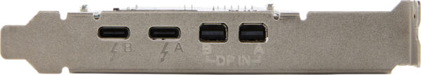 HP Crd Dual TBT4 PCIe x4 LP interface cards/adapter Internal