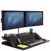 Fellowes 8042901 monitor mount / stand 66 cm (26") Desk Silver