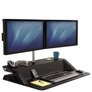 Fellowes 8042901 monitor mount / stand 66 cm (26") Desk Silver