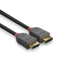 Lindy 0.5m DisplayPort 1.4 Cable, Anthra Line 1M DISPLAYPORT CABLE ANTHRA LINE