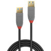 Lindy 0.5m USB 3.2 Type A Extension Cable, 5Gbps, Anthra Line Lindy 2m USB 3.2 Type A Extension Cable, 5Gbps, Anthra Line