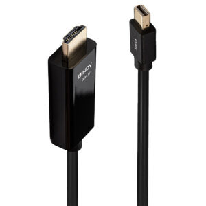 Lindy 1m Mini DisplayPort to HDMI 10.2G Cable 1M PASS MINI DISPLAYPORT TO HDMI