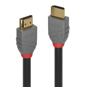 Lindy 0.5m High Speed HDMI Cable, Anthra Line 0.5M HIGH SPEED HDMI CABLE ANTHRA