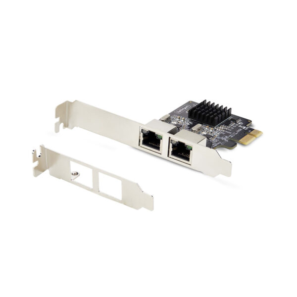 StarTech.com 2-Port Gigabit PCIe Network Adapter Card,