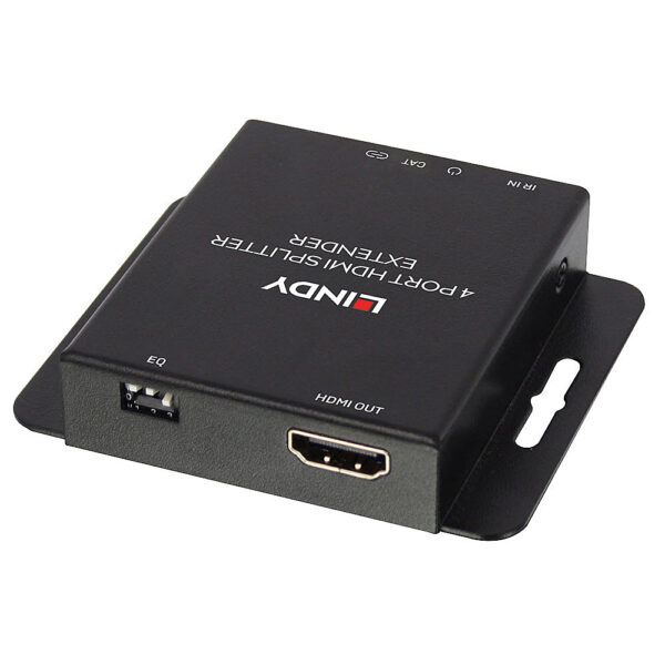 Lindy 70m Cat.6 4 Port HDMI 4K30 and IR Splitter Extender with Loop Lindy 70m Cat.6 4 Port HDMI 4K30 and IR Splitter Extender with Loop