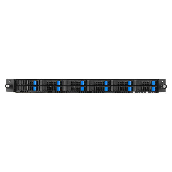 ASUS RS700A-E12-RS12U Socket SP5 Rack (1U) Black, Steel ASUS RS700A-E12-RS12U Socket SP5 Rack (1U) Black, Steel