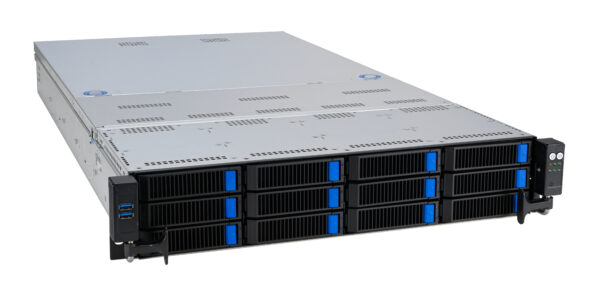 ASUS RS720A-E12-RS12 Socket SP5 Rack (2U) Grey