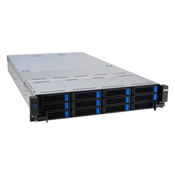 ASUS RS521A-E12-RS12U Socket SP5 Rack (2U) Black, Silver ASUS RS521A-E12-RS12U Socket SP5 Rack (2U) Black, Silver