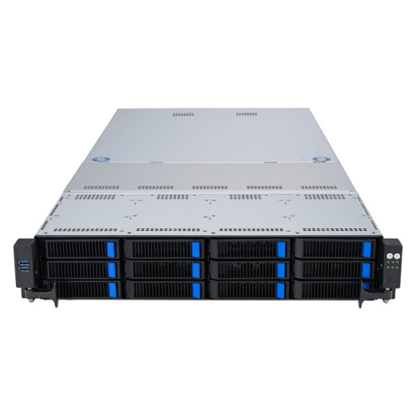 ASUS RS521A-E12-RS12U Socket SP5 Rack (2U) Black, Silver ASUS RS521A-E12-RS12U Socket SP5 Rack (2U) Black, Silver