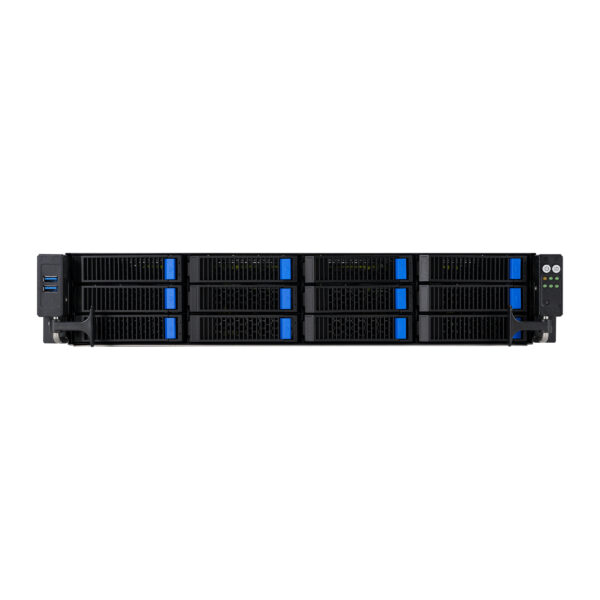 ASUS RS521A-E12-RS12U Socket SP5 Rack (2U) Black, Silver ASUS RS521A-E12-RS12U Socket SP5 Rack (2U) Black, Silver