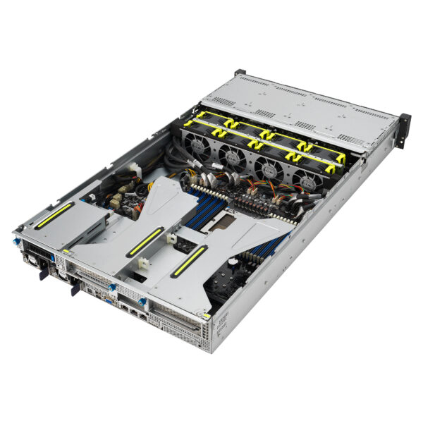 ASUS RS521A-E12-RS12U Socket SP5 Rack (2U) Black, Silver ASUS RS521A-E12-RS12U Socket SP5 Rack (2U) Black, Silver
