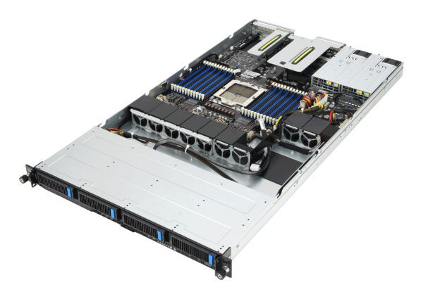 ASUS RS501A-E12-RS4 LGA 6096 Rack (1U) Black, Silver ASUS RS501A-E12-RS4 LGA 6096 Rack (1U) Black, Silver