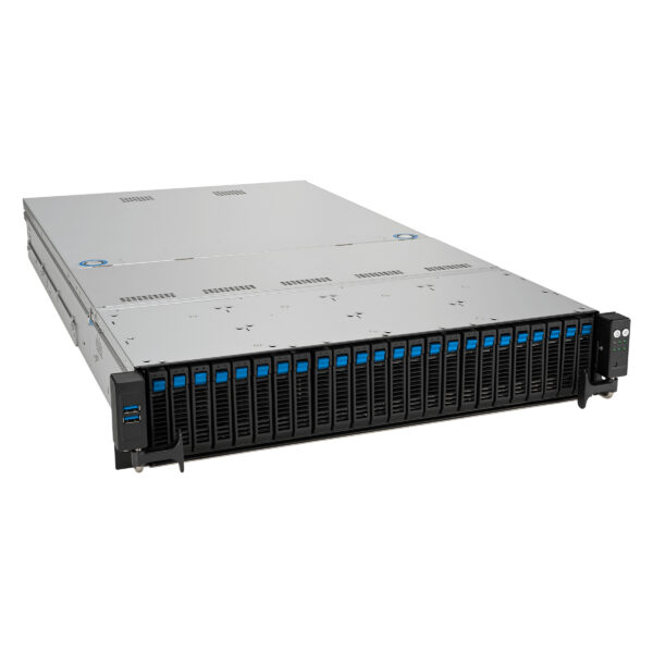 ASUS RS521A-E12-RS24U Socket SP5 Rack (2U) Black, Silver ASUS RS521A-E12-RS24U Socket SP5 Rack (2U) Black, Silver