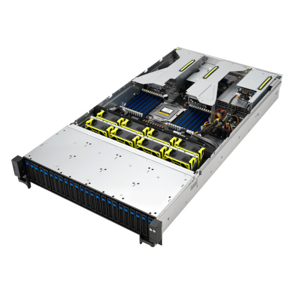 ASUS RS521A-E12-RS24U Socket SP5 Rack (2U) Black, Silver ASUS RS521A-E12-RS24U Socket SP5 Rack (2U) Black, Silver