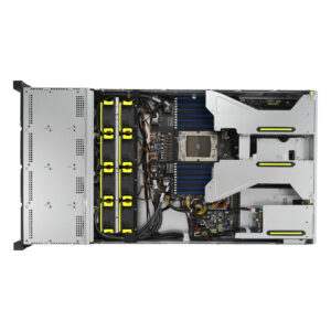 ASUS RS521A-E12-RS12U Socket SP5 Rack (2U) Black, Silver