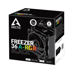 ARCTIC Freezer 36 A-RGB (Black) Multi Compatible Tower CPU Cooler