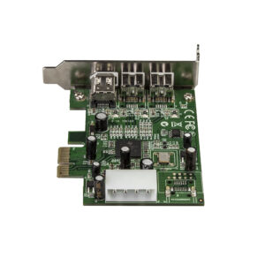 StarTech.com 3 Port 2b 1a Low Profile 1394 PCI Express FireWire Card