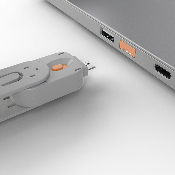 USB PORT KEY PACK OF 4 BLOCKERS ONG