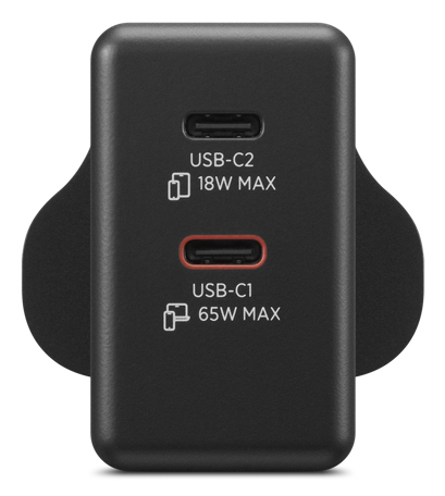LENOVO DUAL USB-C 65W GAN CHARGER