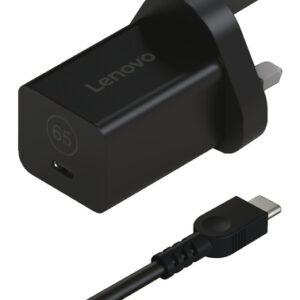 Lenovo 40AWGN65UK power adapter/inverter Indoor 65 W Black LENOVO GAN NANO 65W ADAPTER