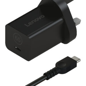 Lenovo 40AWGN65UK power adapter/inverter Indoor 65 W Black LENOVO GAN NANO 65W ADAPTER