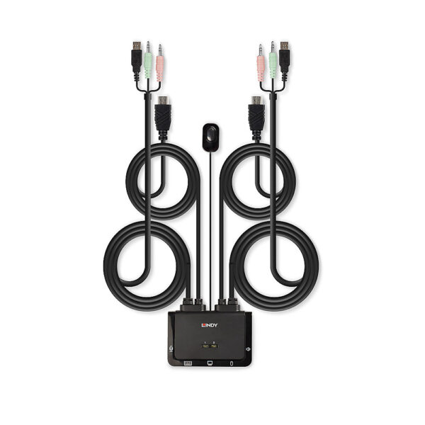 2 PORT HDMI USB 2.0 & AUDIO KVM SW