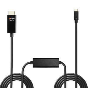 Lindy 5m USB Type C to HDMI 4K60 Adapter Cable with HDR 5MUSBTYPECTOHDMI4K60ADAPTERCABLEWIT