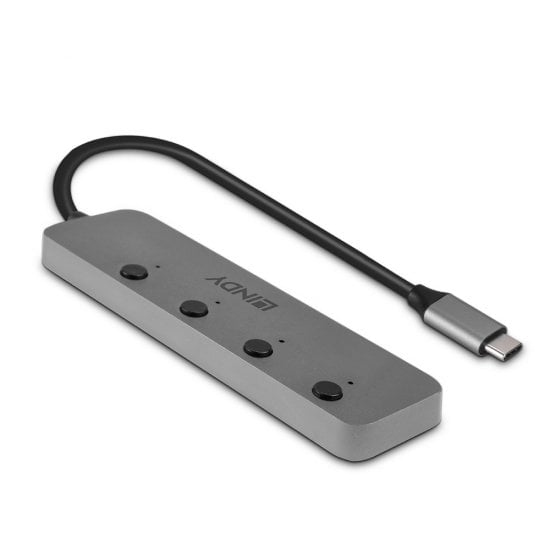 4 PORT USB 3.2 TYPE C HUB WITH ON/O