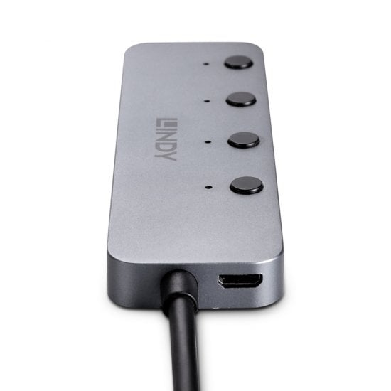 4 PORT USB 3.2 TYPE C HUB WITH ON/O