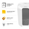 Fellowes LX Series Paper Shredder LX70 11 Sheet Cross Cut Shredder Fellowes LX Series Paper Shredder LX70 11 Sheet Cross Cut Shredder