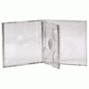 Hama CD Double Jewel Case, Pack 5 2 discs Transparent