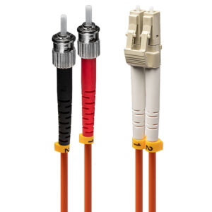 Lindy 1m LC-ST OM2 50/125 Fibre Optic Patch Cable 1M LC-ST OM2 FIBRE PATCH CABLE