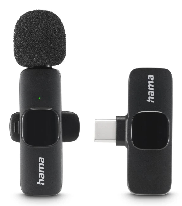 Hama Smart Wireless Black Lavalier/Lapel microphone Hama Smart Wireless Black Lavalier/Lapel microphone