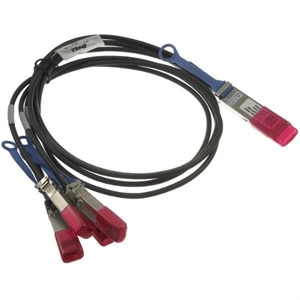 DELL 470-ABQB InfiniBand/fibre optic cable 3 m QSFP28 4x SFP28 Black, DELL 470-ABQB InfiniBand/fibre optic cable 3 m QSFP28 4x SFP28 Black,