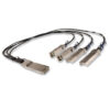 DELL 470-ABXO InfiniBand/fibre optic cable 2 m QSFP+ 4x SFP+ Black