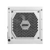 MSI MAG A850GL PCIE5 WHITE power supply unit 850 W 20+4 pin ATX ATX MSI MAG A850GL PCIE5 WHITE power supply unit 850 W 20+4 pin ATX ATX
