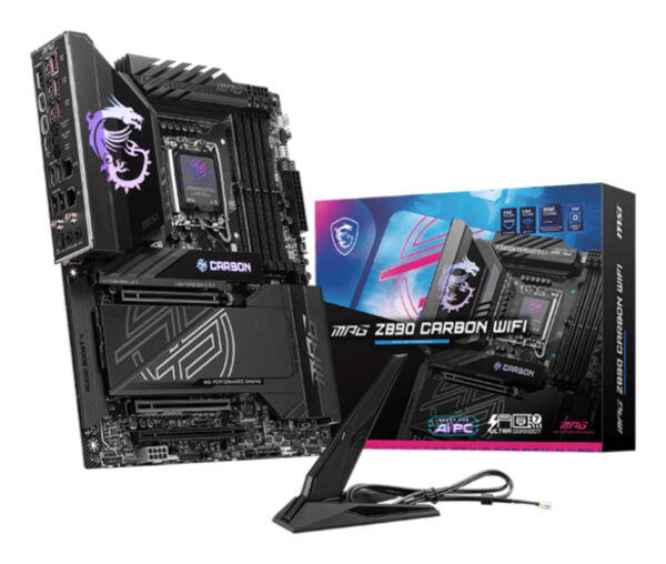 MSI MPG Z890 CARBON WIFI motherboard Intel Z890 LGA 1851 (Socket V1) MSI MPG Z890 CARBON WIFI motherboard Intel Z890 LGA 1851 (Socket V1)
