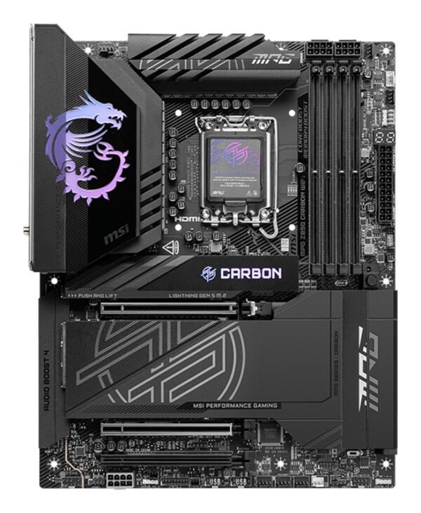 MSI MPG Z890 CARBON WIFI motherboard Intel Z890 LGA 1851 (Socket V1) MSI MPG Z890 CARBON WIFI motherboard Intel Z890 LGA 1851 (Socket V1)