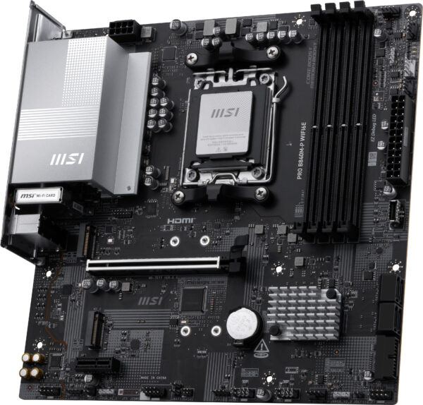 MSI PRO B840M-P WIFI6E motherboard AMD B840 Socket AM5 micro ATX MSI PRO B840M-P WIFI6E motherboard AMD B840 Socket AM5 micro ATX