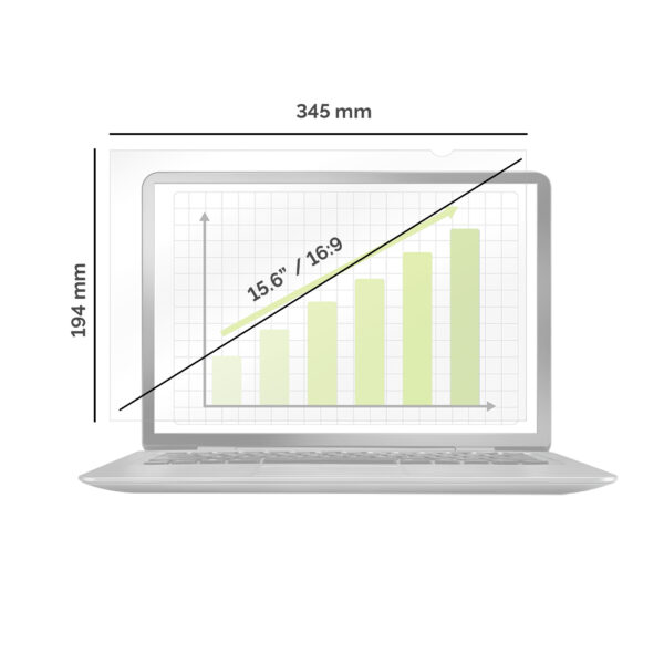 Fellowes PrivaScreen 39.6 cm (15.6") Monitor/Laptop Frameless display Fellowes PrivaScreen 39.6 cm (15.6") Monitor/Laptop Frameless display